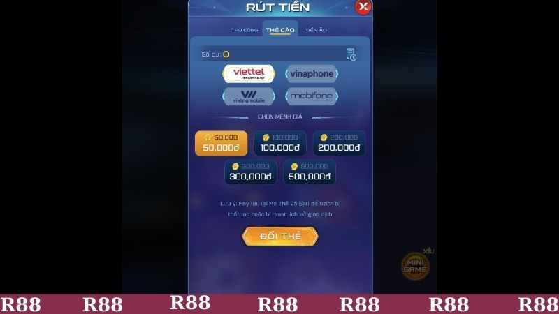 Các nguyên nhân rút tiền R88 thất bại